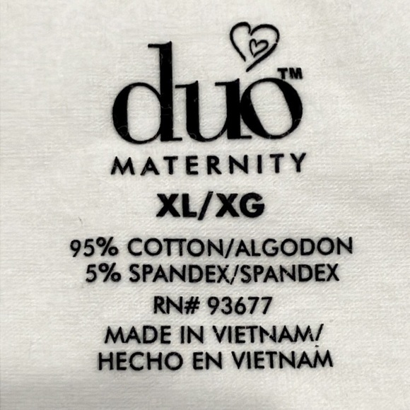duo Maternity | White Cami Tank Top - Picture 5 of 6
